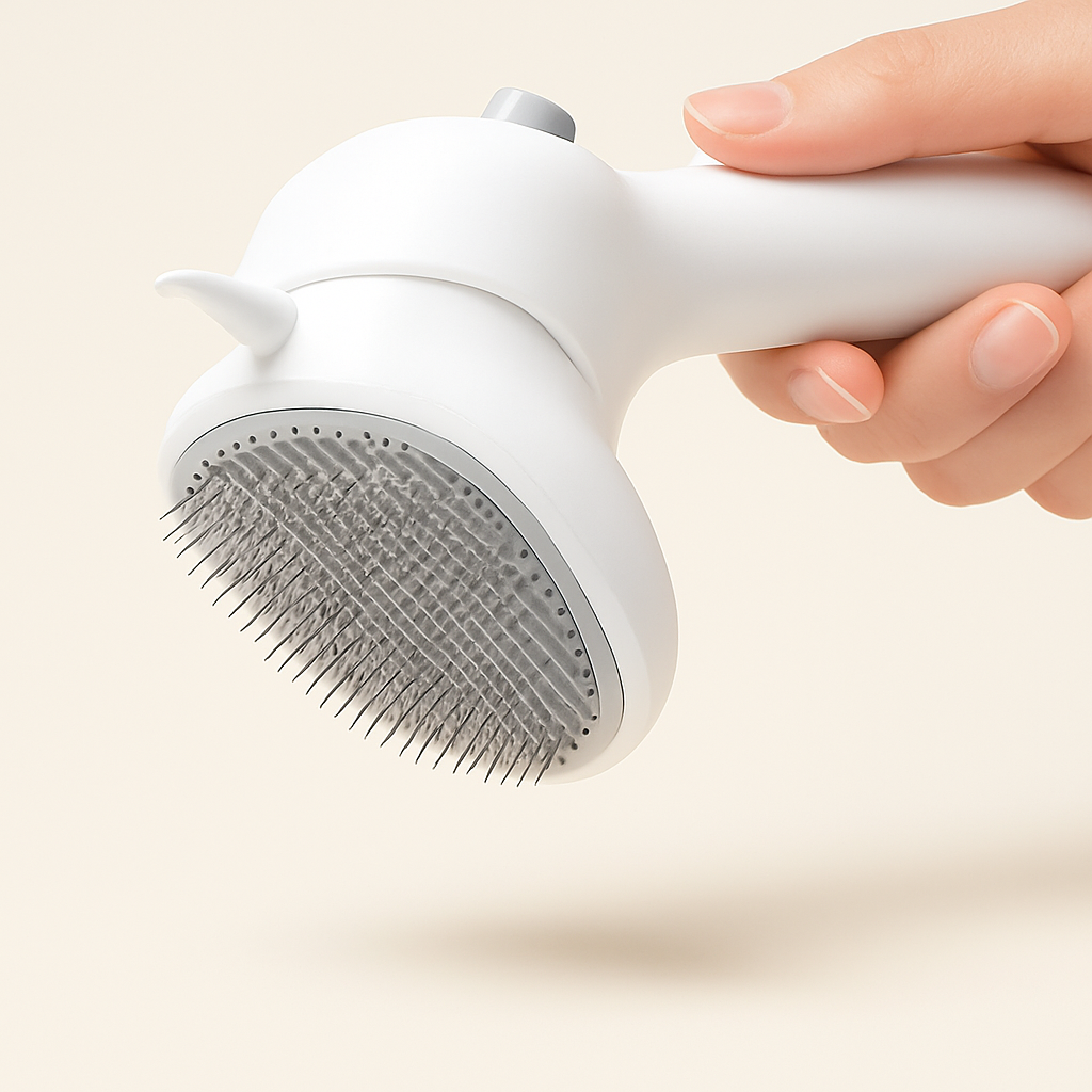 Self-Cleaning Pet Grooming Brush