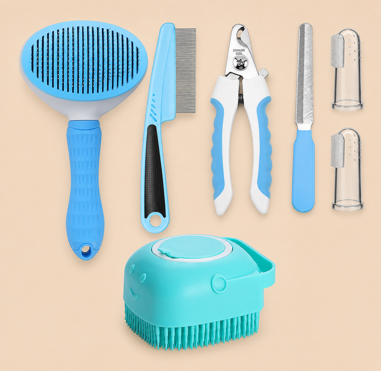 7-Piece Pet Grooming Kit